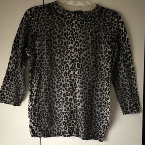 Women’s 100% Cashmere Leopard Sweater!
